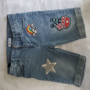 Graphic designed Bremuda shorts - girls